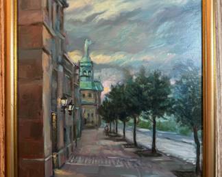 Oil on Canvas, Signed $250