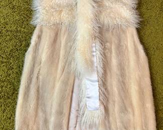 mink and mongolian  lamb fur