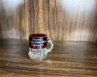 Ruby Red-Stained Glass Souvenir Mug