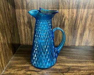 Empoli Pitcher / Water Carafe Diamonds Pattern