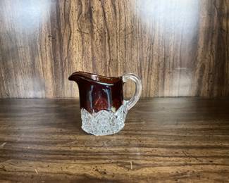 Ruby Red-Stained Glass Souvenir Creamer
