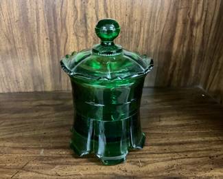 Riverside Glass Works Sugar Jar - Circa 1880-1899