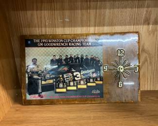 Dale Earnhardt NASCAR Winston Cup Champion Clock