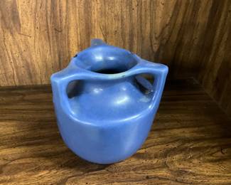 3 Handled Blue Potter Jug