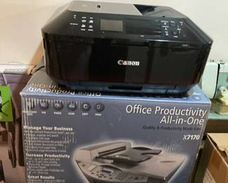 Lots of office equipment 