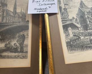 Numbered and signed art