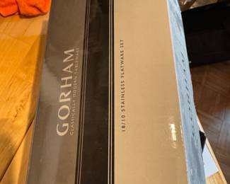 Full 79 pieces New in Box Gorham stainless steel
