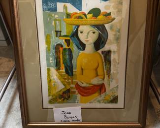 Jose  Buigas signed numbered lithograph