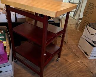 Wolfgang puck folding island cart 2 of these 