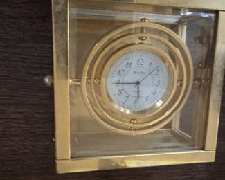Bulova table clock