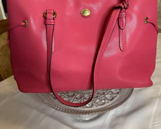 Coach Hot Pink Shoulder Handbag $80 new