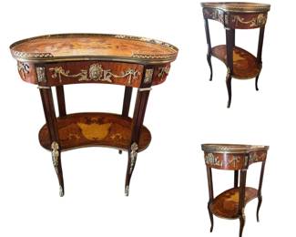 Ormolu Mounted Gallery Top Table