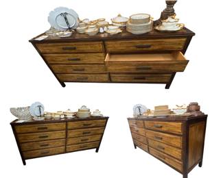 Eight Drawer Dresser by Davis Cabinet Co 