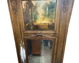 Large Trumeau Mirror (Needs Restoration)