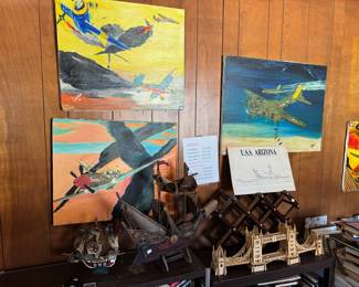 Paintings from the Battleship Texas