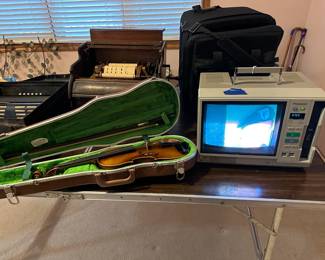 panasonic ag-500r, violin, accordian, orguinette