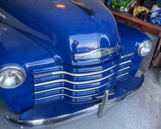 1952 Chevy Pickup single family ownership vehicle.
