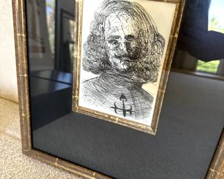 Salvador Dali Lithograph $250