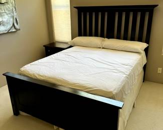 Restoration Hardware Queen Bedframe Solid Wood $350