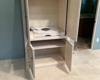 A great way to hid office clutter!