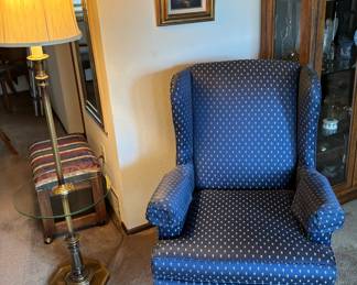 Side chair and Stieffel table lamp