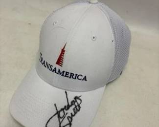 Medium-to-Large Stretch "39-Thirty" Golf Hat with Transamerica Logo - Autographed by Jordan Spieth!