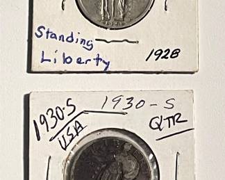 1928 / 1930 S - Standing Liberty 25C