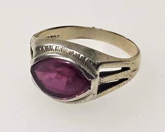 10k Ring with 14K Top - Size 8.75 - 4.31g