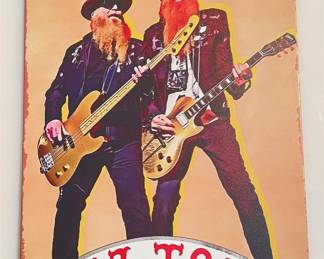 Repro Retro - ZZ Top - Metal Sign