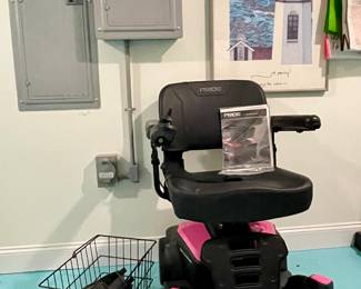 Pride Go-Chair power wheelchair, art poster 