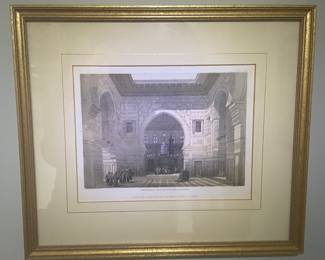 Interior of the Mosque of the Sultan El Ghore