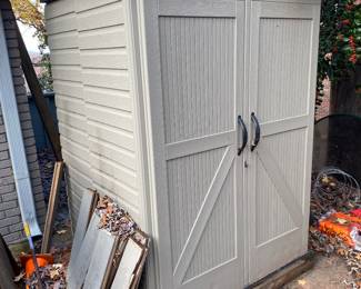 Outdoor shed.