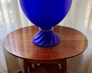 Italian glass very large urn