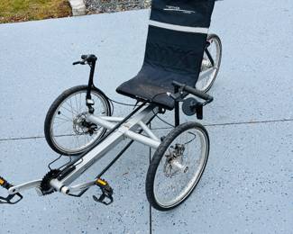 Reclining chair bike.  Can't be real exercise if you're sitting down.