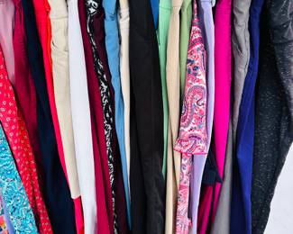 Yes ladies, there are tons of clothes available.  We're still unpacking them.