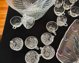 Punch bowl shot glasses.