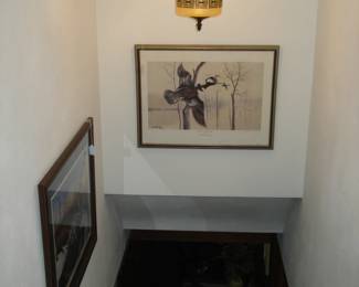 CAUTION:  BE CAREFUL ON STEPS GOING DOWNSTAIRS AND HOLD ON TO THE HAND RAIL PLEASE :-)