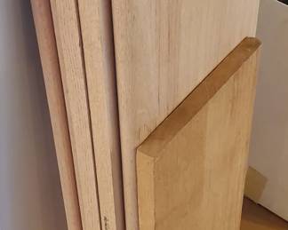 Beautiful Red Oak shelves. Approx. 4 foot long. 