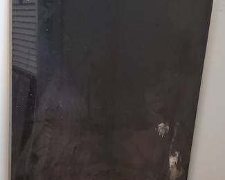 Black Quarts slab. (29" x 48 1/8")