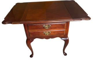 Drexel drop leaf side table