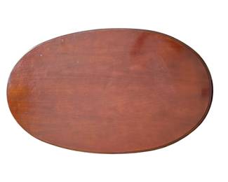 Drexel cherry oval coffee table