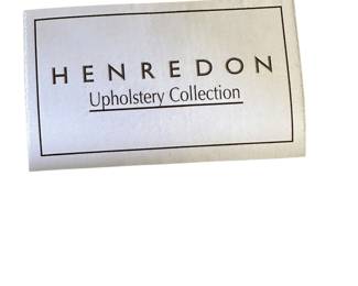 Beautiful Henrendon couch in great condition. Microsuede, celery in color