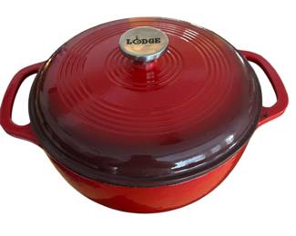 Lodge enamel Dutch oven