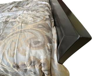 Queen headboard, footboard, mattress set
