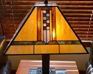 Mission Style Lamp, $200