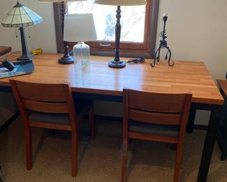 Table with two chairs