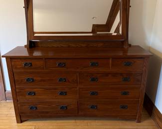 Nichols & Stone by Slickley, Dresser and Mirror, $2,000