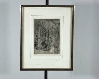 Lot 331 Jewish Judaica Signed and Numbered Art Print