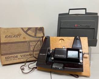 Lot 196 Vintage Kalart Model EV8 EditorViewer Kodak Instamatic M95 Movie Projector
