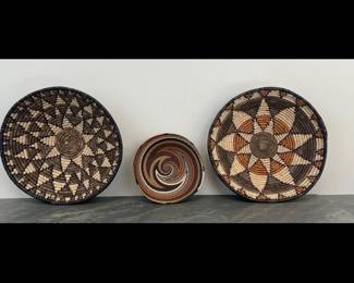 Lot 118 African Woven Baskets